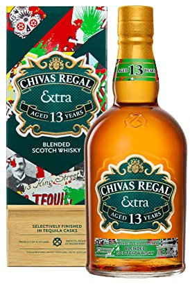 Chivas Regal EXTRA 13 Years Old TEQUILA CASK Finish 40% Vol. 0,7l in Geschenkbox