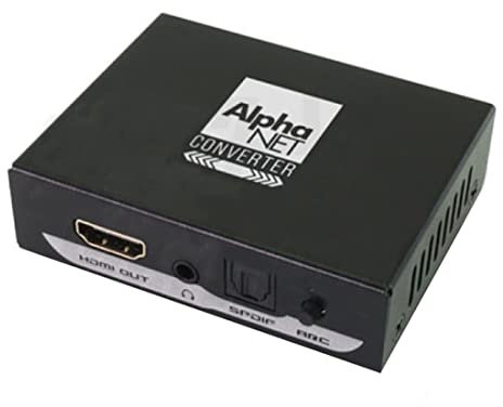 Alpha Elettronica Estrattore audio HDMI 4K@60Hz HDR con uscita digitale e analogica Funzione ARC