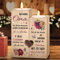 Muttertagsgeschenk für Oma, Personalisierte Oma Geschenk Kerzenständer, Omas Geburtstagsgeschenk, Muttertag Kerze