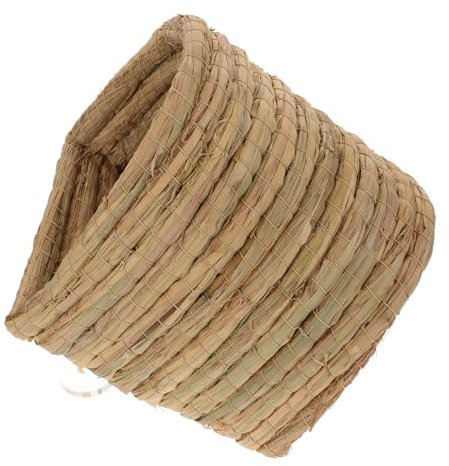 iplusmile Nid Tressé pour Hamster Et Poule Lit Paille pour Petits Animaux Nid De Ponte pour Animaux De Compagnie Niche Facile à Nettoyer