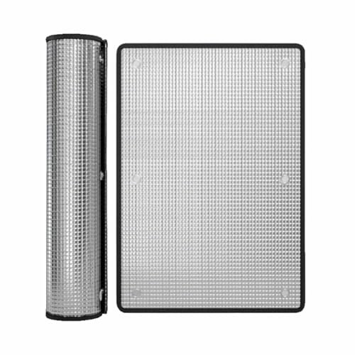 Pellicola Per Vetri Pellicola Riflettente Anti-Calore Con Ventosa Pellicole In Alluminio Da 8 Mm Protezione Solare Per Casa E Bagno(130x240cm)