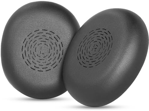 Evolve2 65 Flex Cuscinetti sostitutivi per padiglioni auricolari Compatibile con Jabra Evolve2 65 Flex Wireless Stereo Cuffia Cuscinetti auricolari con Pelle proteica