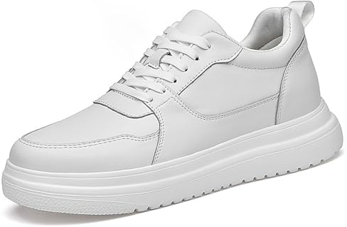 Elevate - Zapatos para hombre de 10 cm, con plataforma para hombre, informales, ligeras, cómodas, suelas suaves, resistentes al desgaste, para senderismo, tiempo libre, otoño e invierno