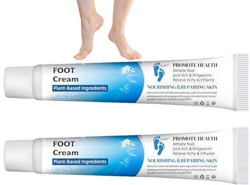 Gel para Hongos en Los Pies,2pcs Cremas para Pies,Crema Contra la Picazón,Crème de Soin pour Les Pieds,Cremas Aliviar el Picor Pie,Crema de Olores Desagradables,Cream Antimicotica,15g