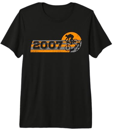 MTB Bike Ciclista Mountainbike Nacido en 2007 Cumpleaños Camiseta Premium