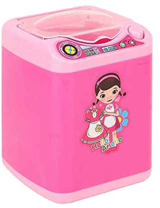 Hidyliu Jouet de Machine à Laver électrique pour Enfants, Jouet de Simulation de Dessin animé Mignon pour Améliorer la Coordination œil-Main, Matériau , Parfait pour Les Jeunes Apprenants