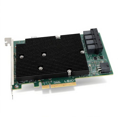 LSI SAS 9300 16I HBA-kort, Höghastighetsöverföring, 16 Portar, Anslutning Till Extern Enhet, PCIe 3.0 Bus Type, 1024 Non SAS, enheter, för, VMware, FreeBSD