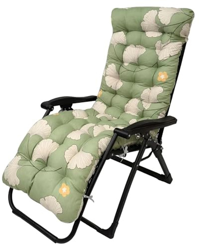 AevQuas Solo cuscini per sedia a dondolo, con 6 lacci e copertura superiore fissa, antiscivolo, cuscino per sedia reclinabile da giardino, per esterni, spiaggia, portico, altalena, patio (senza sedia)