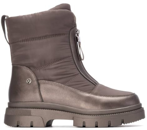 XTI - Botín Mujer Bronce - Calzado Cómodo y Versátil - Moda casual - Modelo 14444902 (Talla 41)