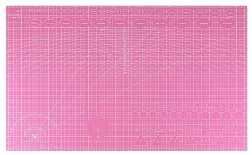 Roterande Skärmatta, A1 Dubbelsidig PVC Flerfärgad 60x90cm 3,0 Mm