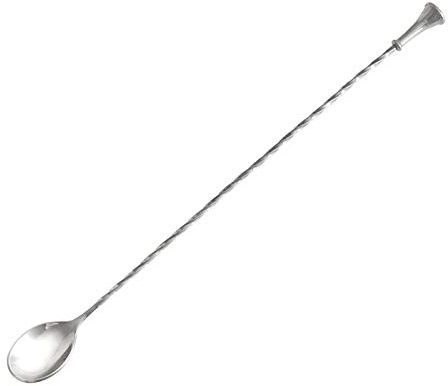 Crafthouse by Fortessa Professional Metal Barware/Bar Tools by Charles Joly, 12.5 Stainless Steel Twisted Bar Spoon