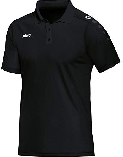 JAKO Herren Poloshirt Classico, Schwarz, XXL