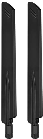 Eightwood Tri-Band WiFi 6E Antenna with RP-SMA Male Connector (2-Pack)