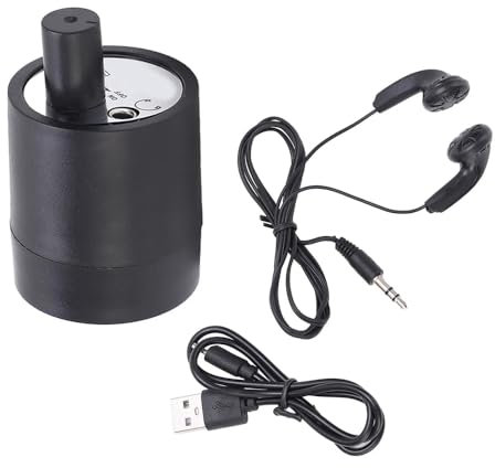 Sarini Ensemble d'amplificateur de Dispositif d'écoute Audio de Microphone amélioré pour Murs/Portes - Outil Vocal d'amplificateur de Son pour Les Tests de Fuite