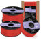Abma Cord Paracord 2mm 100m Nylonschnur 3 Kern Seil Typ I Schnur für Basteln, Camping, Outdoor - Max. 90kg (200lbs) - Rot