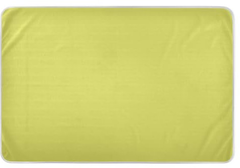 Wasserdichte Einlage für Bettnässer, hohe Saugfähigkeit, Inkontinenzeinlagen, wiederverwendbare Einlagen für Inkontinenz, 86,4 x 132,1 cm, senffarben