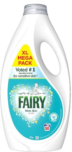 Fairy Non Bio Liquid Detergent, 50 Washes 1.65 l, Sensitive Skin