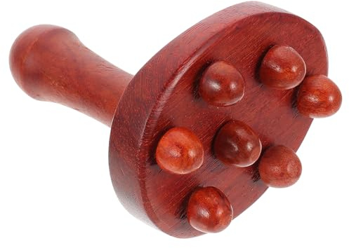 Hemobllo 1pezzi Massaggiatore in Legno Ergonomico Per Collo e Gambe Strumento Pratico e Portatile Per Massaggi Design Creativo Forma Di Piede