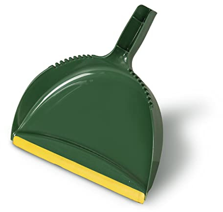 Pine-Sol Jumbo Dustpan, 13.2” | Heavy Duty Dust Pan with Rubber Edge | Clip-On Design Attaches to Standard Broom Sticks