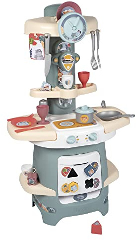 Smoby - Little Cuisine Cooky - Jouet d'Imitation - Formes Encastrables - 25 Accessoires Inclus - Dès 18 Mois - Fabriqué en France - 140305 Vert