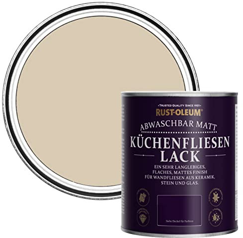 Rust-Oleum Light Brown water resistant Kitchen Tile Paint in Matt Finish - Warm Clay 750ml