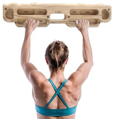 Générique Klättringsknapp, klätterfingerbräda, träklättringsbräda | Hangboard Climbing Traction Bar för klättring, Touch Climbing Training Board