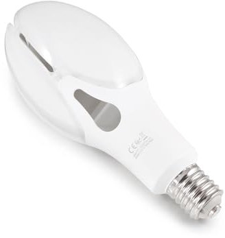 KOLORENO Lampadina LED ROCKET E40 80W 8000 lm - Luce Bianca Neutra 4000K - Attacco E40 - Illuminazione Industriale e da Magazzino - 220-240V - Angolo di Emissione: 300° - Φ120x225 mm