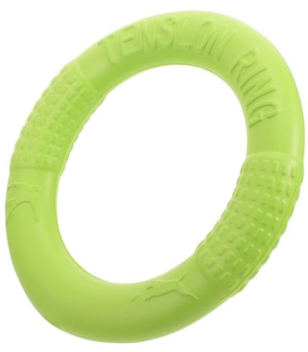 EPIGEIST Giocattolo Volante per Cani Domestici ad Anello in Eva Resistente Piccolo Verde, Disco da Masticare per Addestramento e Gioco All'aperto per Cani di Piccola Taglia