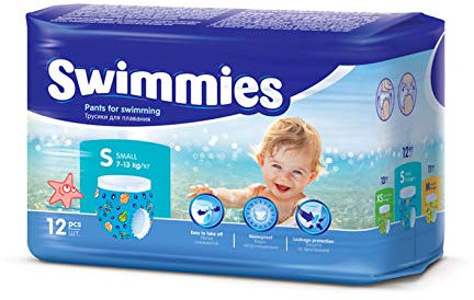 Swimmies tg S 7-13 Kg Pannolini per Piscina