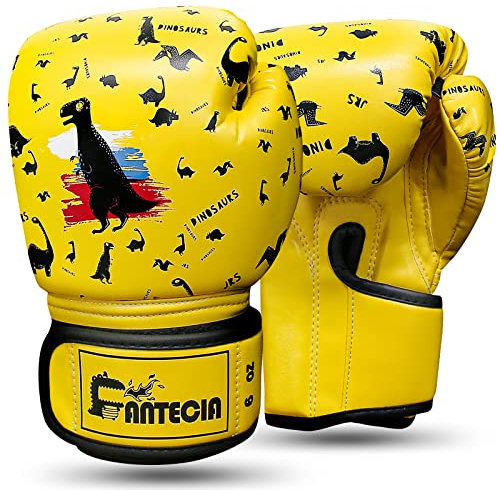 FANTECIA Kinder Boxen Kickboxen Trainingshandschuhe, 6 oz Gewicht Boxhandschuhe für Kinder im Alter von 3-8 Jahren, Jugend Boxen Trainingshandschuhe für Boxsack.