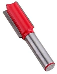 1/2pcs 8mm Shank Straight Bit - Two Flute Centre Cutting Router Bit 3/8'1/2' Dia. Straight End Mill Trimmer Cleaning(2NO)