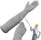 LIUQOBN Guantes de protección de jardinería, guantes largos de jardinería, guantes largos de jardinería para mujeres, nivel 5, certificación anticorte, adecuados para trabajos de cocina resistentes