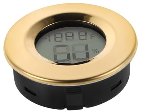 BESTYASH Reptile Humidity Gauge Digital Hygrometer Indoor Thermostat for Mason Jars