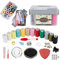 130pcs Tragbares Nähset Set-Premium Nähzubehör für Anfänger Reisende und Notfallkleidung Fixes, DIY Handwerkszubehör mit Storeage Box