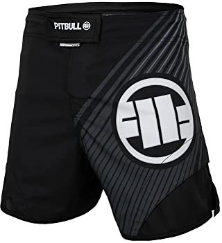 PITBULL - Sporthose Herren Kurz Jet Mesh, Schnelltrocknende Kurze Sporthose Herren, Kurze Trainingshose Herren, Komfortabel Fitnesshose Herren, Laufhose Hilltop S
