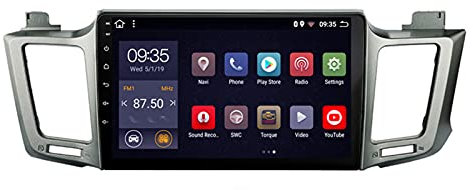 MLXABH Reproductor Multimedia con Sistema de navegación por satélite Inteligente para Coche de 10 Pulgadas, Android 10.0, Llamada Bluetooth, Reproductor Multimedia de vídeo y Radio DVD para Coche