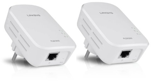 LINKSYS PLEK500 / Powerline HomePlug AV2 1-Port Gigabit Network Adapter Kit