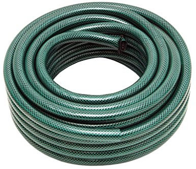 Cofan Manguera de 3 capas | Fabricado en PVC de color verde | Con medida Ø 15 mm | Longitud en 15 metros