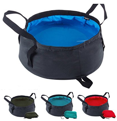 Collapsible Camping Water Basin, 8.6L Portable Sink for Travel, Hiking, Fishing, Gardening, Outdoor Washing Bowl