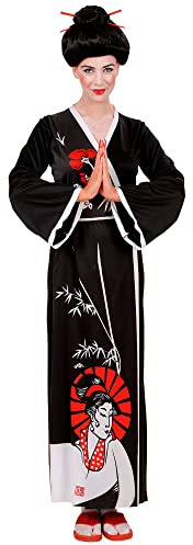W WIDMANN MILANO Party Fashion Geisha kostym – japansk kimono-dräkt – karneval kostym