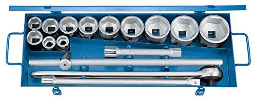 GEDORE Steckschlüssel-Satz 3/4 Zoll, 16-teilig 6-kant 22-60 mm, 1 Stück, 32 FMZ