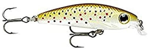 Rapala - Ultra Light Minnow Angelköder - Angelköder mit Spezieller Tauchschaufel - Süßwasser Spinnköder - Lauftiefe 0,6-0,9m - Fischköder 6cm, 4g - Hergestellt in Estland - Brown Trout