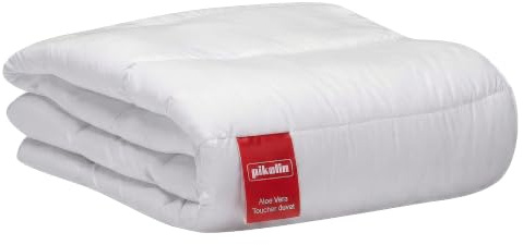 Pikolin Home - Edredón Verano Cama 90, Relleno Nórdico 150x220 cm, Fibra 150 gr Aloe Vera Dermoprotector, Transpirable, Ligero y Suave