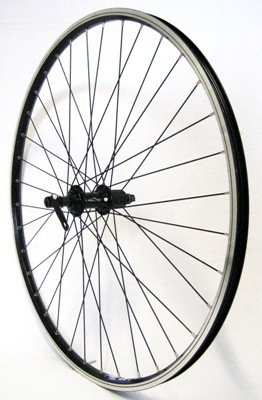 Vuelta Fahrradfelge 28Zoll Hinterrad inkl. Acera FH-T3000 - Made in Germany - 28 Zoll Hinterrad, 8/9/10-fach mit V-Brakes/Felgenbremse, 622x19 Hohlkammer-Fahrradfelgen, Fahrrad Rad Cut 19