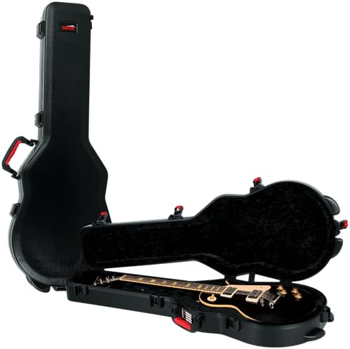 Gator Cases Estuche Moldeado para Guitarra Eléctrica Les Paul con Cierre Aprobado por la TSA; (GTSA-GTRLPS)