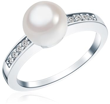 Rafaela Donata Anello di perle da Donna in Argento Sterling