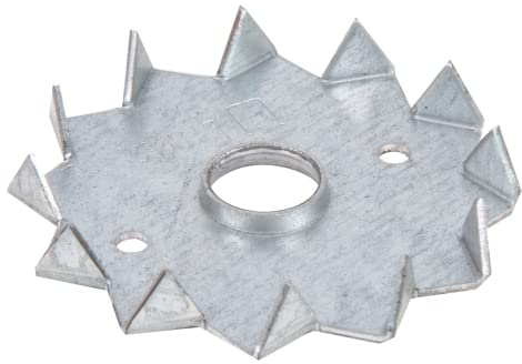 Alberts 334420 Tassello a Disco con Denti, zincato sendzimir