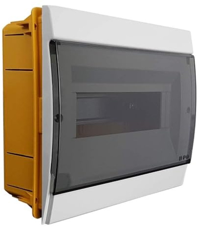 Sicherungskasten mit Tür, Platz für 6/10 Module