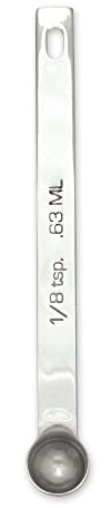 RSVP International Endurance Kitchen Collection Open Stock Measuring Spoon, Stainless Steel, Dishwasher Safe, 1.125-Teaspoon