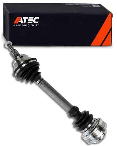 ATEC Germany 1x albero di trasmissione anteriore sinistro Compatibile con A udi A3 (8L1), TT (8N3) (8N9), SEAT LEON (1M1), SKODA OCTAVIA 1 Kombi (1U5), VW BORA I (1J2)(1J6), GOLF 4 (1J1) (1J5)